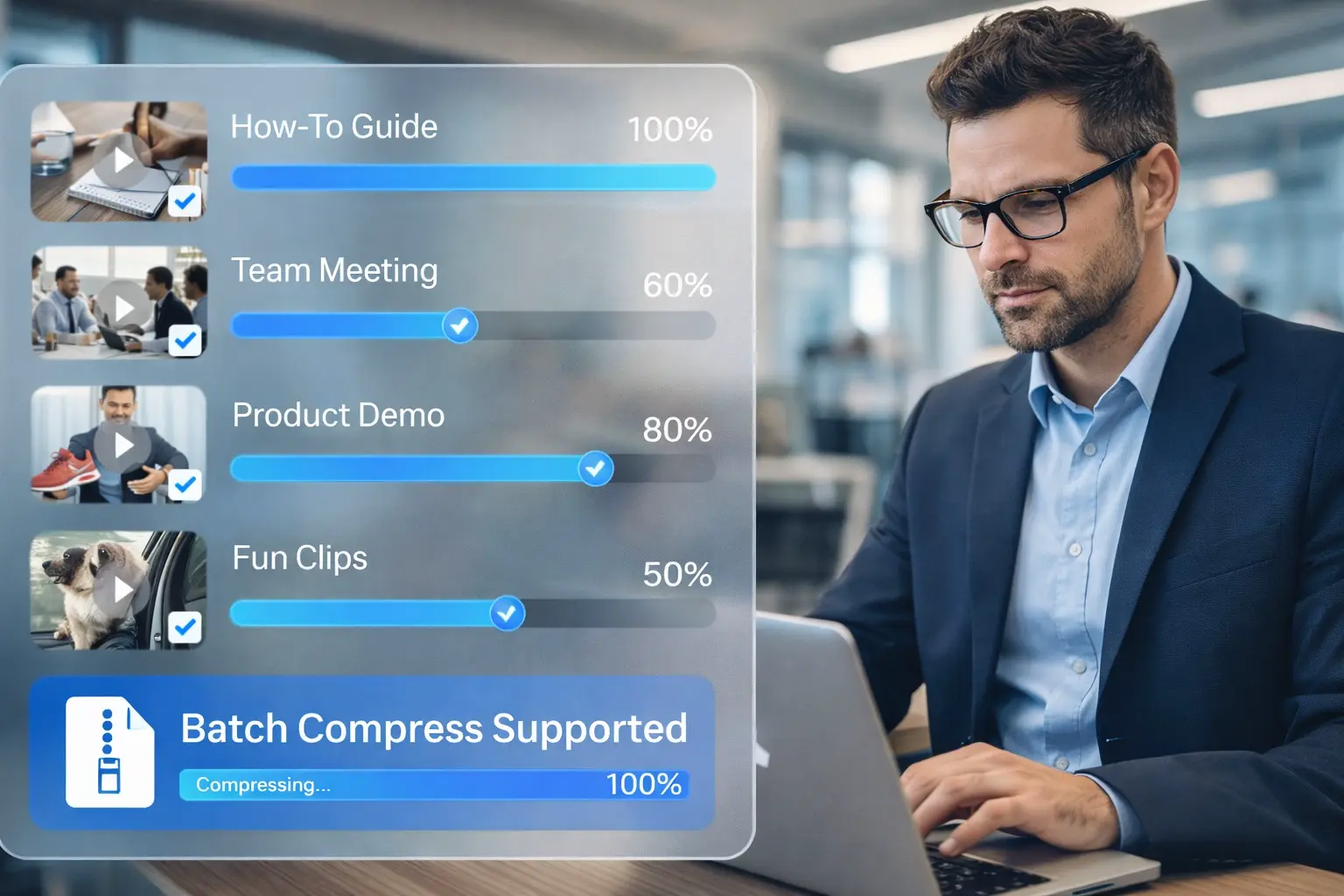 Beste videocompressor om bestanden in bulk te verwerken